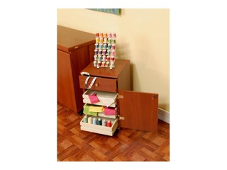 Suzi Storage Sidekick Cabinet by Arrow - Cherry