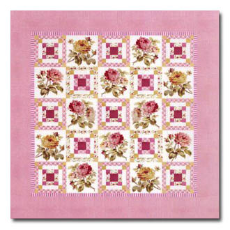 English Roses, A Paper Piecing Quilt - Generations Quilt