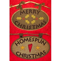 Wooly Christmas Signs Pattern<br>Artful Offerings