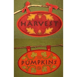 Wooly Autumn Signs Pattern<br>Artful Offerings