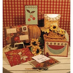 Sweet Cherries & Watermelon  Notecard & Envelope