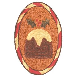 Christmas Pudding Needle Punch Pattern