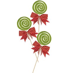 Holiday Lollipop Punch Needle Pattern
