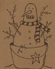 Cold Twigs Snowman Stitchery Pattern Collection #2