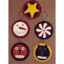 Trim The Tree Ornament Pattern <br>by Little Stitches