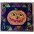 Primitive Pumpkin Jack Hooked Rug Pattern on Monks Clothby Needl Love