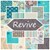 Revive - Sea Graphic Blooms Quilting Fabric ~ Fat Quarter Bundle