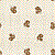Chelsea Manor Quilting Fabric - Ivory with Brown Flowers & Dots