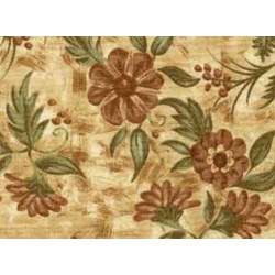 Choco-Latte Folk Art Quilting Fabric ~ by Whimsicals Quilts ~ Terri Degenkolb for Red Rooster Fabrics