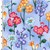 Divine Collection - Periwinkle Florals Quilting Fabric ~  Kona Bay Fabrics