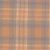 Folklorique Woven - Orange / Blue / Cream Plaid Quilting Fabric