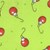 Happy Howlidays Green with Red Ornaments