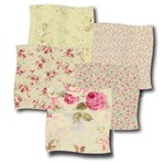 Lecein- Mini FQ packs - Fancy Florals - Green