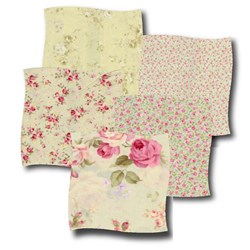 Lecein- Mini FQ packs - Fancy Florals - Green