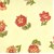 Portugal Cream with Red Flowers