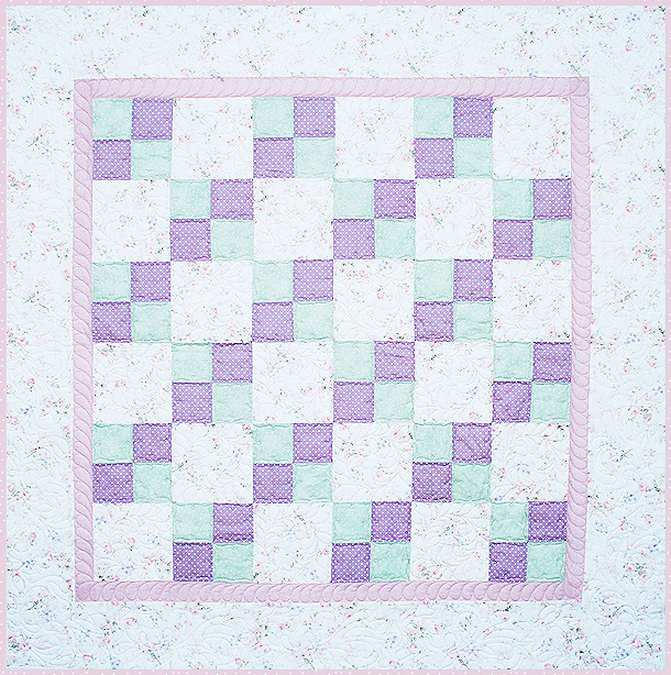 Jane Austen's Quilt Stories:  Elizabeth at Netherfield Park - Wallhanging