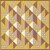 Prismatic Quilt Kit Yellow & Plum by Art Gallery Quilts