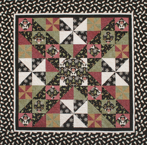 Snowmen Starry Night Quilt Kit