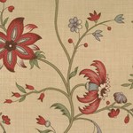 Maison de Garance - Large Floral on Tan - by French General for MODA