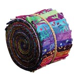 Bright Jewel Tone Sushi Fabric Roll