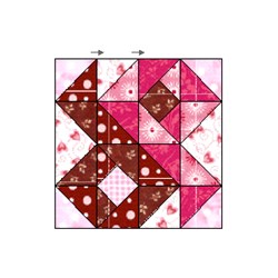 Chocolate Raspberry Fudge Block - Pattern Download