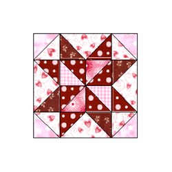 Chocolate Rocky Road Round Block - Pattern Download