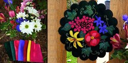 Limited Edition English Garden Wool Pack & Bonus - Free English Garden Candle MatPattern