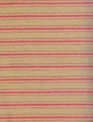 Blackbird Designs Moda Twill - Fat Quarter -Aunt Luci's cottage - Berry Ticking