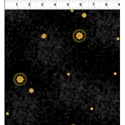 29" RemnantCelestial Metallic Black Stars