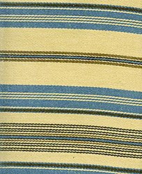 Barbara Brackman Moda Twill - Fat Quarter -Conestoga Calico - Tan/Blue with Black