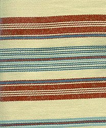 Barbara Brackman Moda Twill - Fat Quarter -Conestoga Calico - Tan/Red with Blue