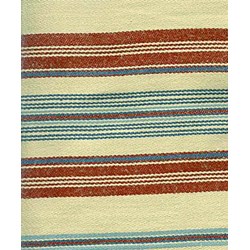 Barbara Brackman Moda Twill - Fat Quarter -Conestoga Calico - Tan/Red with Blue