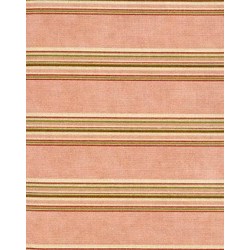 Vintage Robyn Pandolph - Fat Quarter - Folk Art Christmas III Stripe Rose