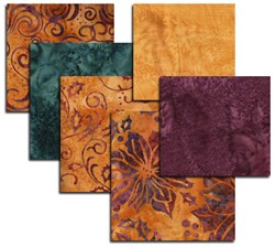 Hoffman Royal Golden Batik Fat Quarter Bundle
