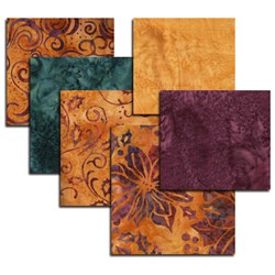 Hoffman Royal Golden Batik Fat Quarter Bundle