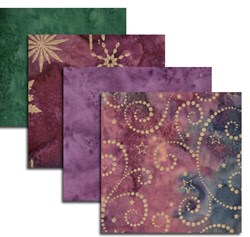 Hoffman Rich Purples Batik Fat Quarter Bundle