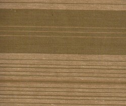 Homespun Fabric <br>Olive & tan stripes