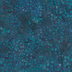 Island Batik Dark Blue Bubbles