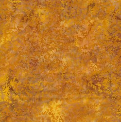 Island Batik Rose of Sharon - Fat Quarter - Golden  Seaweed