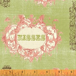 Love & Kisses Fat Quarter by Windham Fabrics