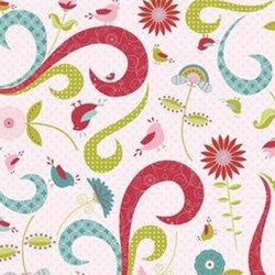 Love Birds Pinkby Riley Blake Fabrics