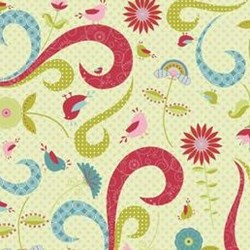 Love Birds Green by Riley Blake Fabrics
