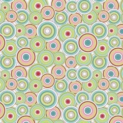 Love Birds Green Swirls by Riley Blake Fabrics