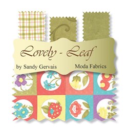 Lovely Fat Quarter Bundle - Leaf Colorway Plus Panel