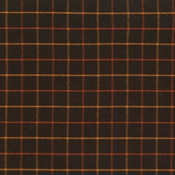Homespun Fabric <br>Pumkin Patch Plaid - Black & Orange Checks<br>by Renee Nanneman for Andover Fabrics
