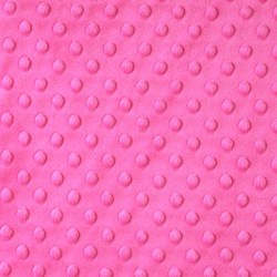 Fuchsia Cuddle Dot Minky - 60" wide