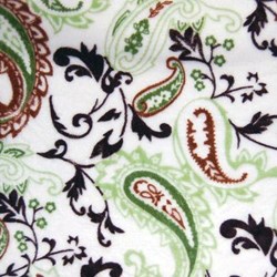 Mocha & Olive Paisley Cuddle Minky - 60" wide