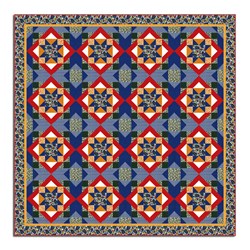 American Jane's Le Petite Poulet Farmhouse Star Quilt Kit