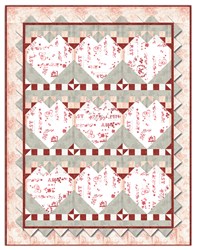 Paper Hearts Love Letters Quilt Kit