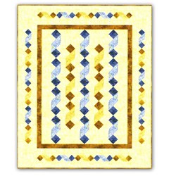 Party Streamers - Blues and Golds